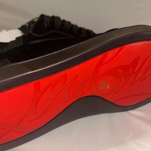 Christian Louboutin Black Shoes with Signature Red Soles